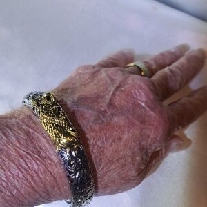 KOI Silver and Gold Bracelet